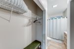 Closet & bathroom